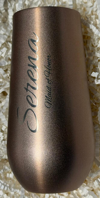 Champagne tumbler, pink