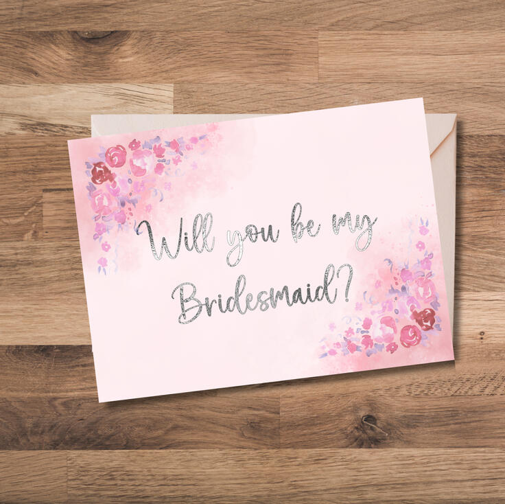 Bridesmaid pink