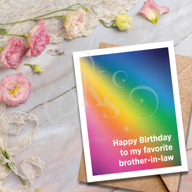 to favorite BIL rainbow